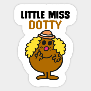 LITTLE MISS DOTTY Sticker